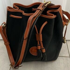 Dooney and Bourke bucket bag black